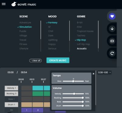 Free Ecrett Music AI Generator